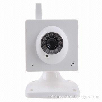 Wireless IP Camera, Unique P2P Technology/Real Plug-and-play/No Need Any Setting, CMOS 300K Pixels